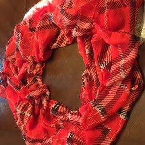 Nebraska themed Infinity Scarf